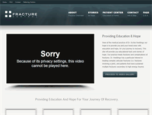 Tablet Screenshot of fracturecentral.com